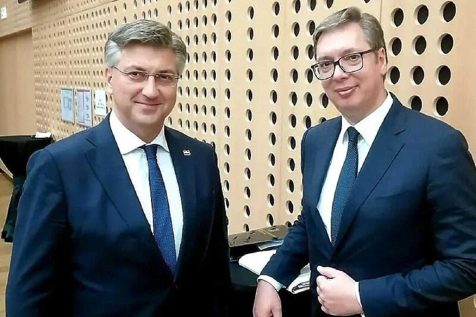 U Davosu se danas sastaju Plenković i Vučić