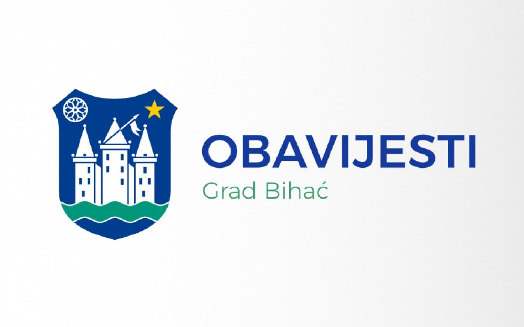 Obavijest Službe za inspekcijske poslove Grada Bihaća
