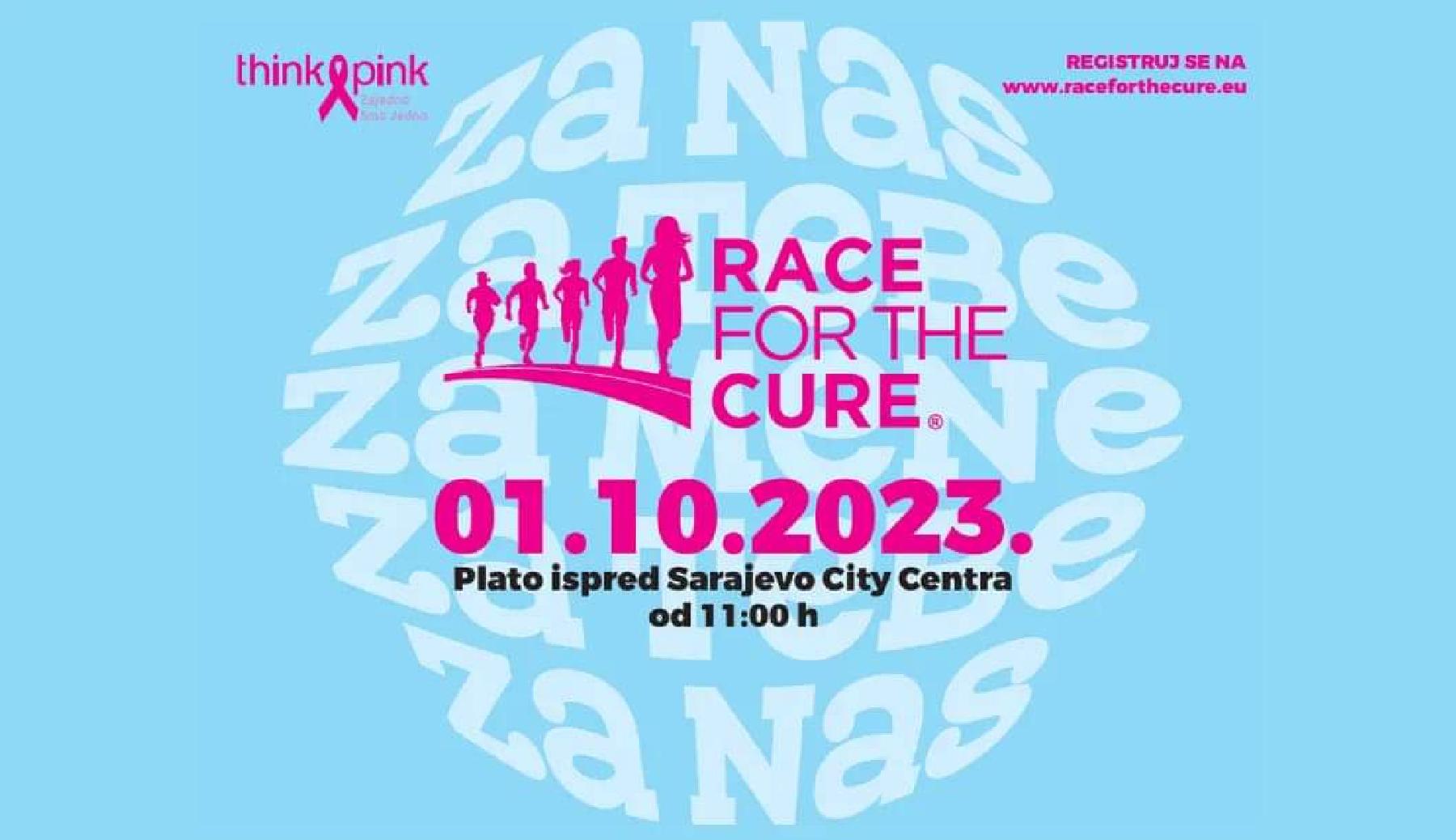 Poziv na registracije za Trku/šetnju za ozdravljenje „Race for the Cure“