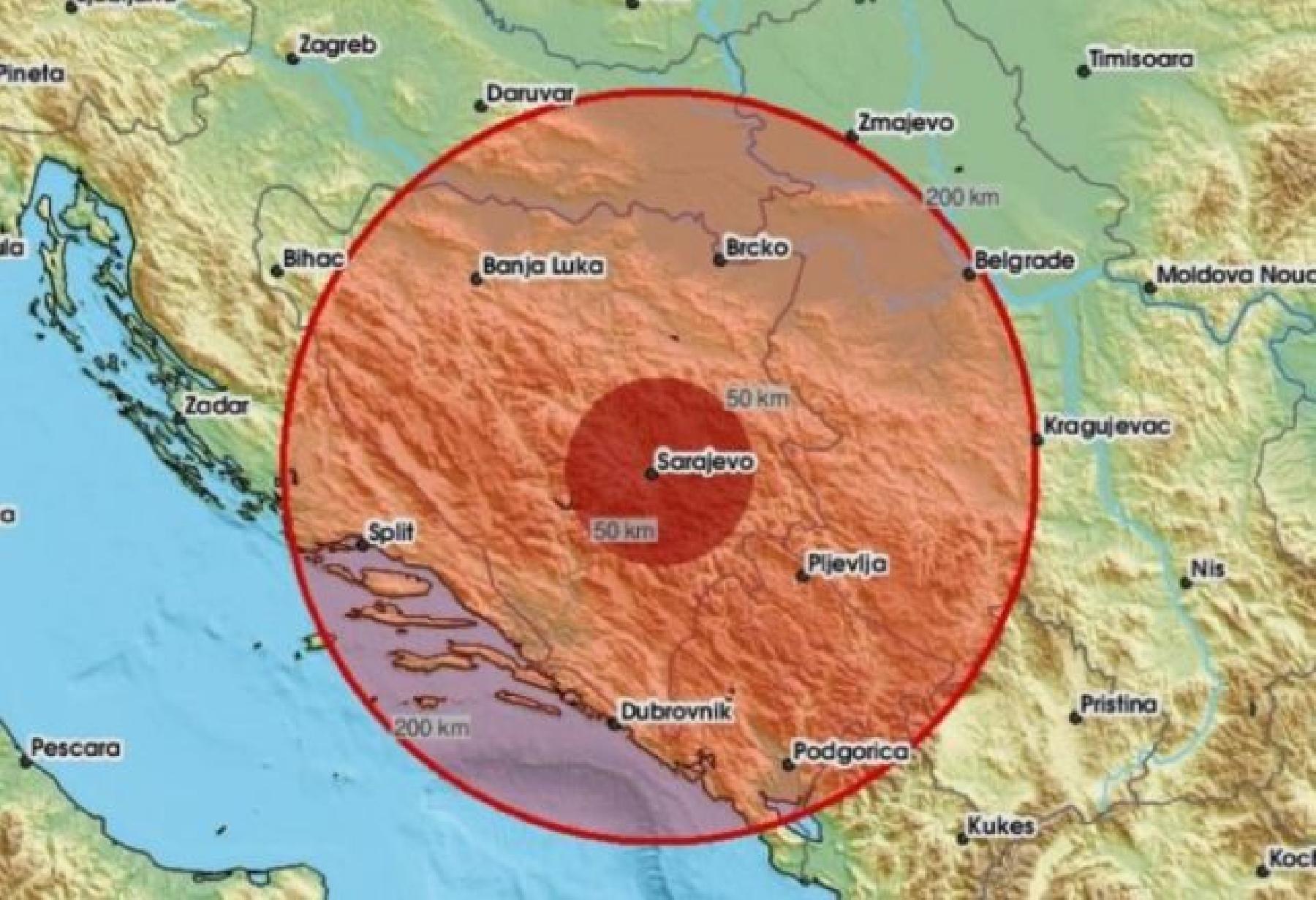 Zemljotres u Bosni i Hercegovini: ''Probudio se iz sna, podrhtavanje kao vibracija''