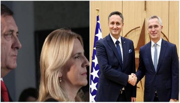 Dodik i Cvijanović: Od NATO puta BiH nema ništa