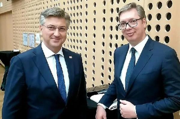 U Davosu se danas sastaju Plenković i Vučić