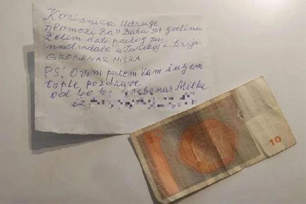 Ponovo rasplakala mnoge: Baka koja je donirala 10 KM za Tursku i Siriju poslala novo pismo