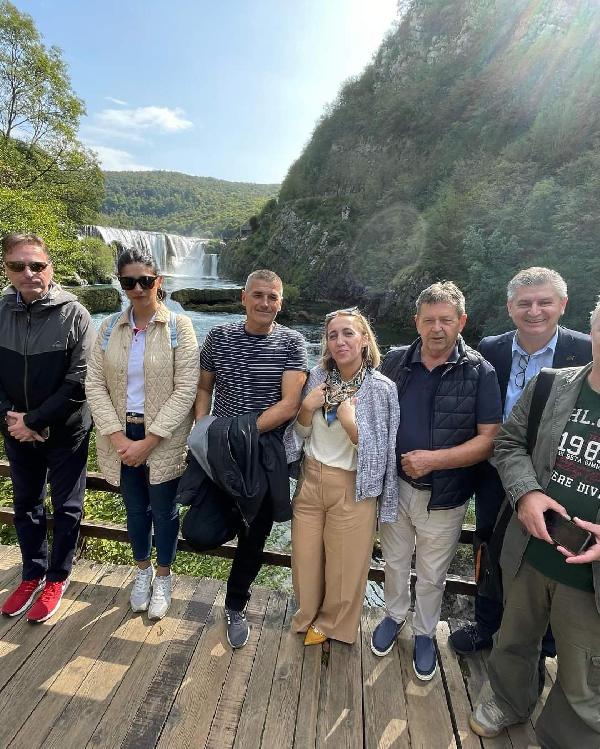 U službenoj posjeti Nacionalnom parku ''Una'' bila je ministrica resornog Federalnog ministarstva  okoliša i turizma BiH Nasiha Pozder